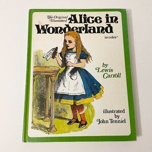 Vintage 1978 Alice in Wonderland in Color Illustrated Hardcover Book